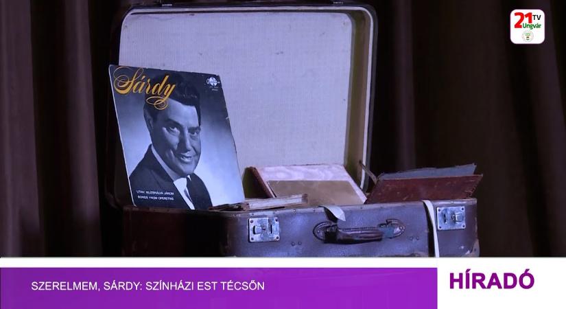 Szerelmem, Sárdy: színházi est Técsőn (videó)
