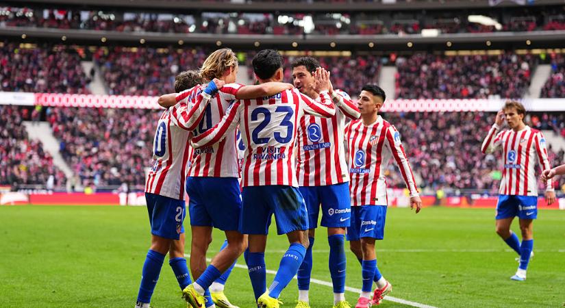 La Liga: könnyed sikert aratott odahaza az Atlético Madrid! – videóval
