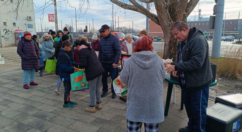Százötven szegény jóllakott Debrecenben