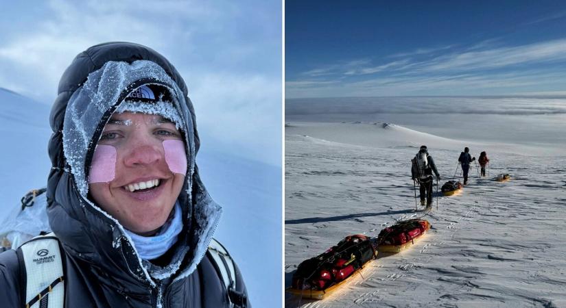 A kárpátaljai Mihajlo Perehanya meghódította az Antarktisz legmagasabb csúcsát