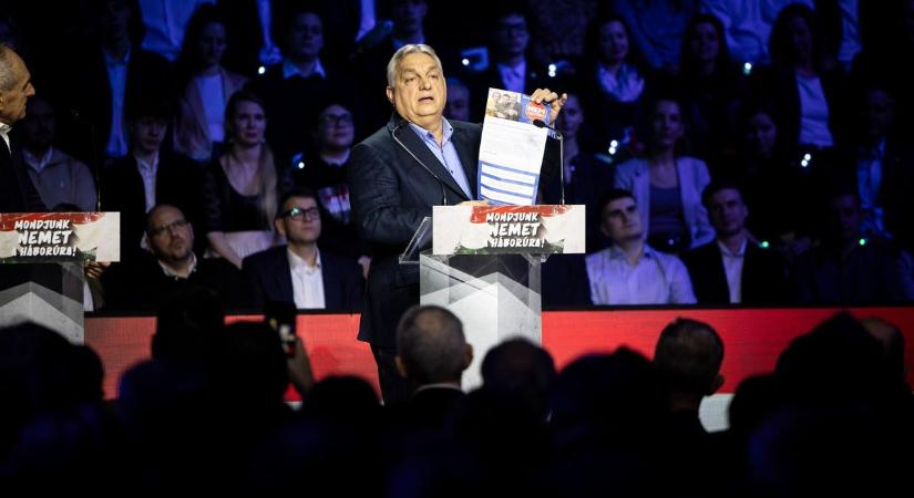 Orbán Viktor: Ukrajna lesz a választási kampány egyik központi kérdése