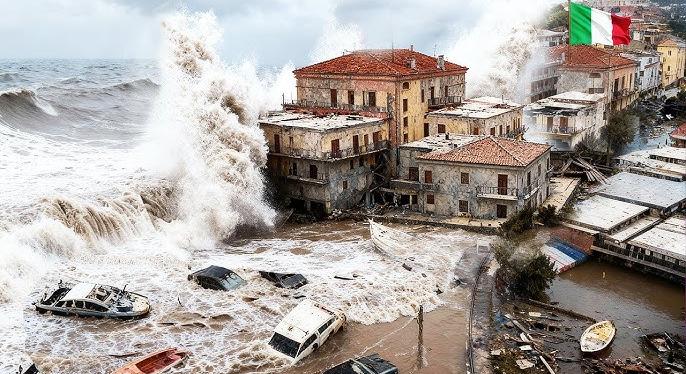 Egymilliárd eurós kárt okozott Szicíliának a Harry vihar pusztítása