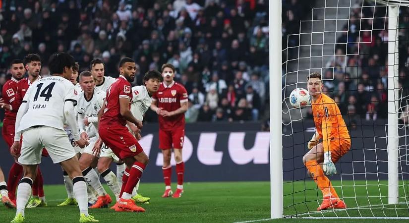 Sokba került a kihagyott büntető, simán nyert a Stuttgart a Gladbach otthonában