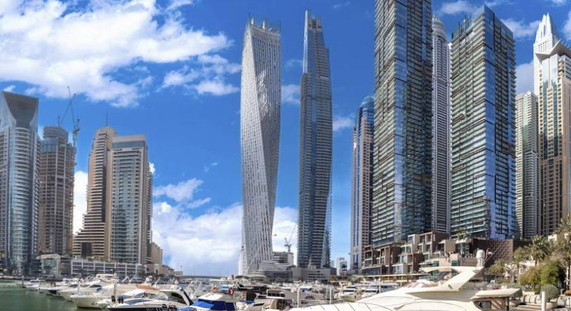 Így néz ki a világ legmagasabb szállodája: a lábai előtt hever a Perzsa-öböl