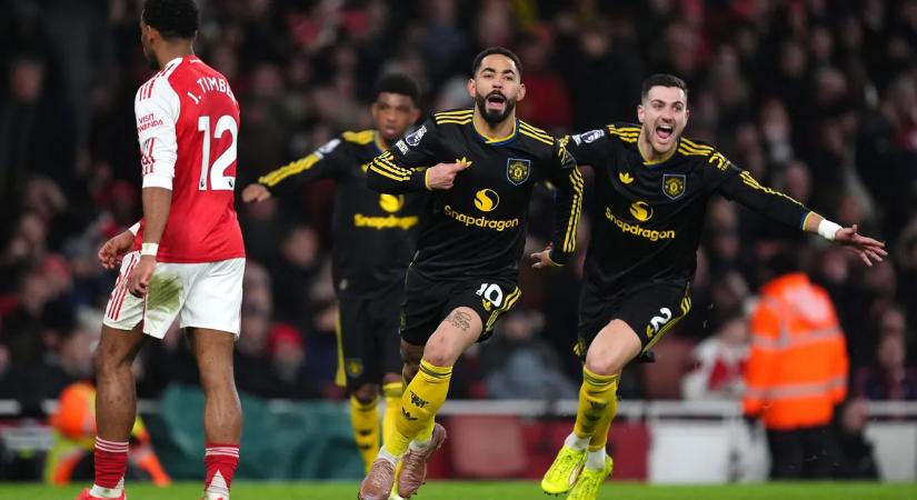 Egyelőre Carrick-sikersztori, városi riválisa után az Arsenalt is legyőzte a Man. United