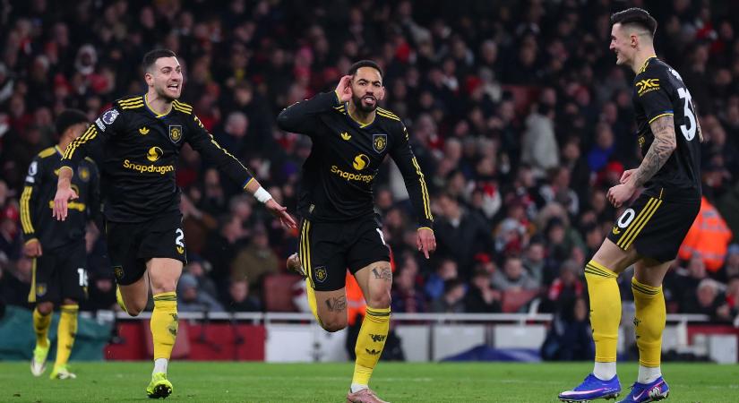 Elképesztő, ami az MU-nál történik, idegenben verték a listavezető Arsenalt - videó