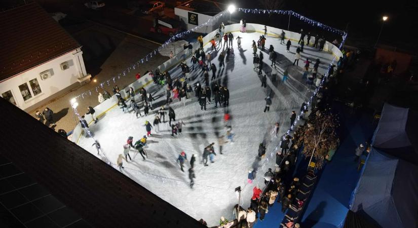 Szerencsés korcsolyázó járt a Lőrinci jégpályáján