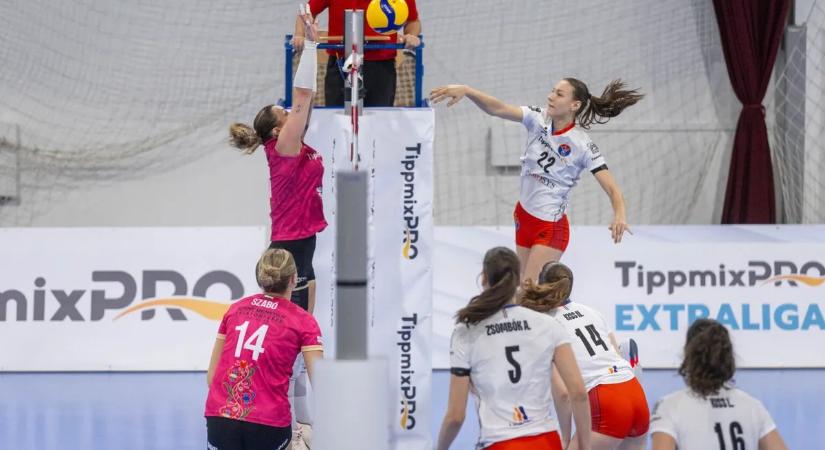 Távol került a női röplabda Extraliga negyeddöntőjétől az SZBRA