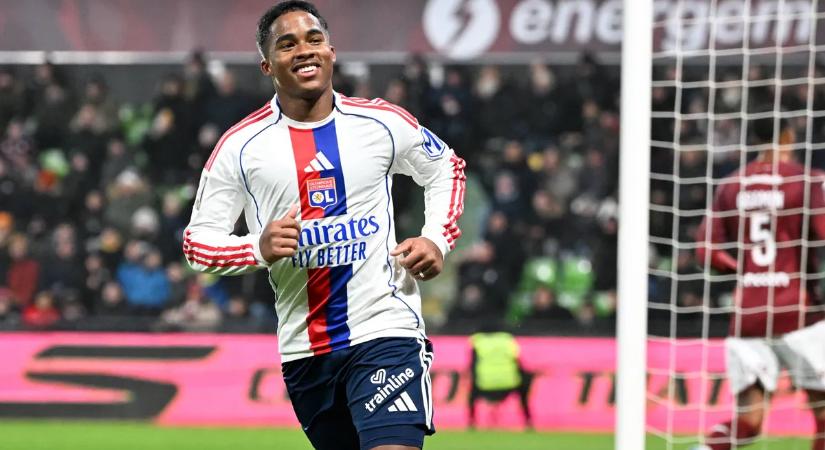 Endrick triplázott, a Lyon öt gólt hintett a Metznek a Ligue 1-ben