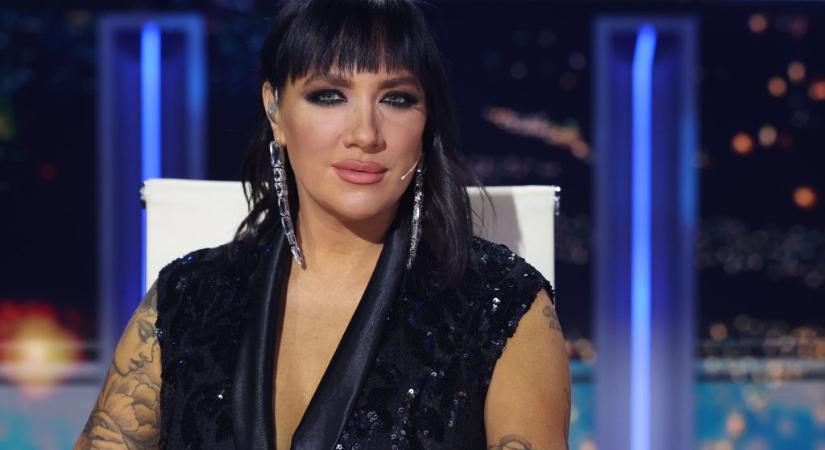 Tóth Gabi videón mutatta meg, hogyan síelnek a kislányával