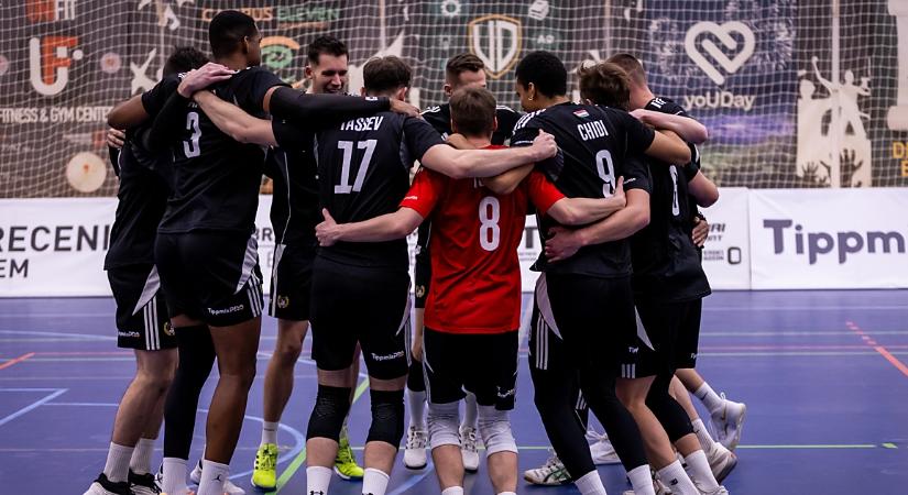 Újabb győzelemmel folytatták a kiváló sorozatot a DEAC férfi röpisei