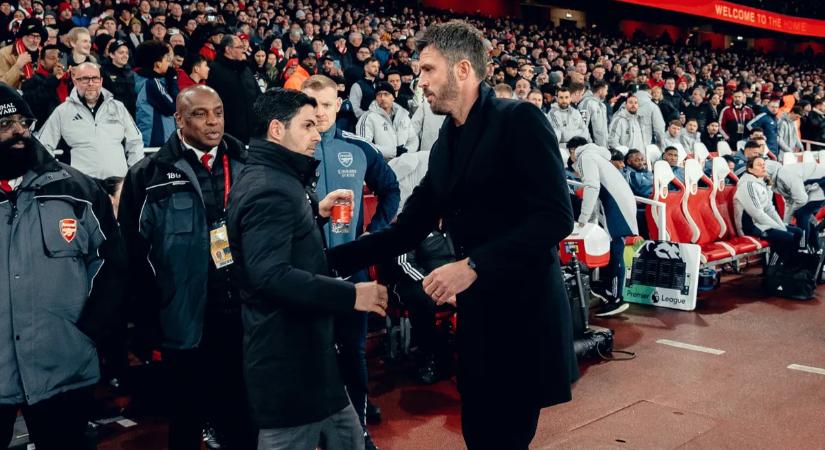 Arteta az MU-tól elszenvedett vereségről: Elajándékoztuk a meccset, de enyém a felelősség