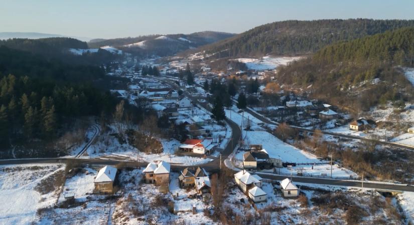 A magyar falu, ahol már mínusz 35 fokot is mértek
