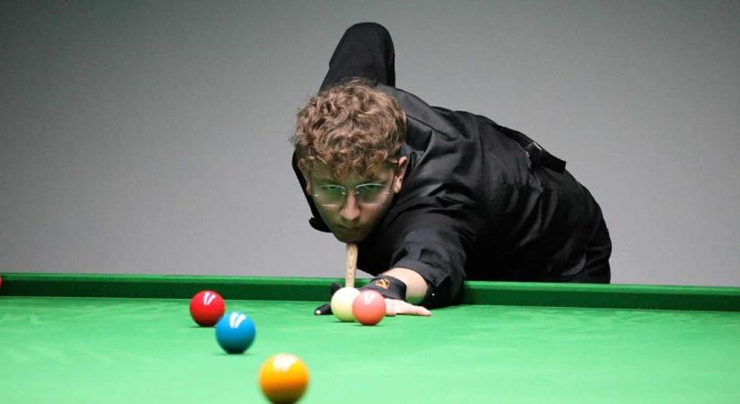 A fiatal győri snooker játékos megvédte magyar bajnoki címét – videó, fotók