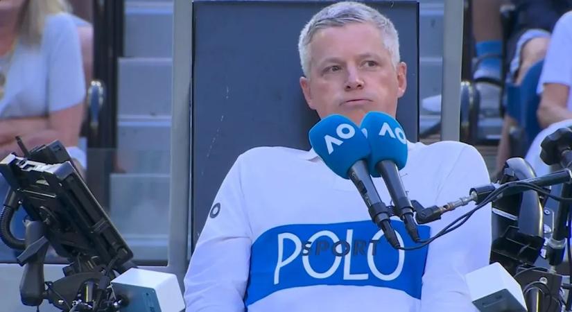 „Az élete lepergett a szemei előtt" – kis híján leütötte a székbíró fejét a sztárteniszező – videó