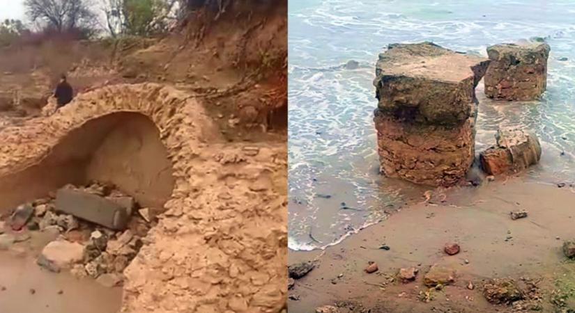 Elveszett várost tárhatott fel a vihar Tunézia partjainál