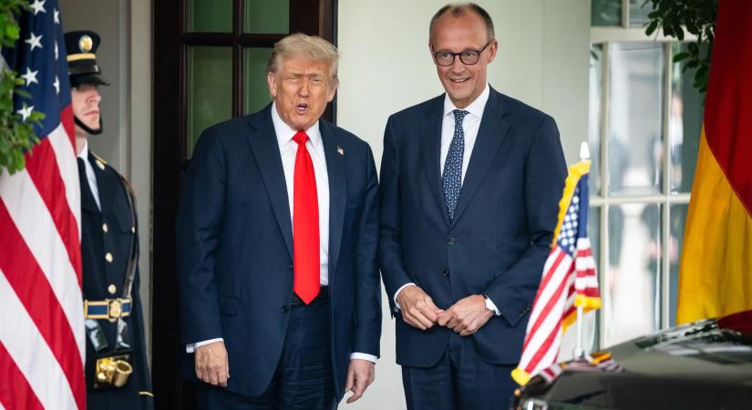 A németek többsége szerint Trump fenyegetést jelent, Merztől pedig keményebb fellépést várnak