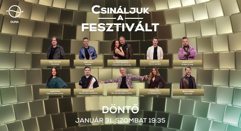 Végéhez ér a Csináljuk a fesztivált! – Szombaton megválasztják a slágerek slágerét