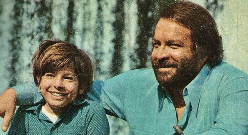 Bud Spencer fia ma már kiköpött apja – Ezen a fotón még együtt pózolnak