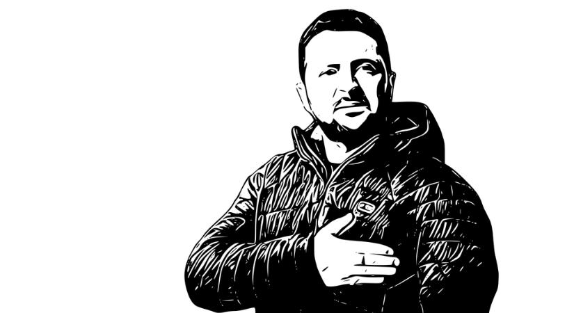 Az ukrán elnök éppen egy másik ország berendezkedését kritizálja