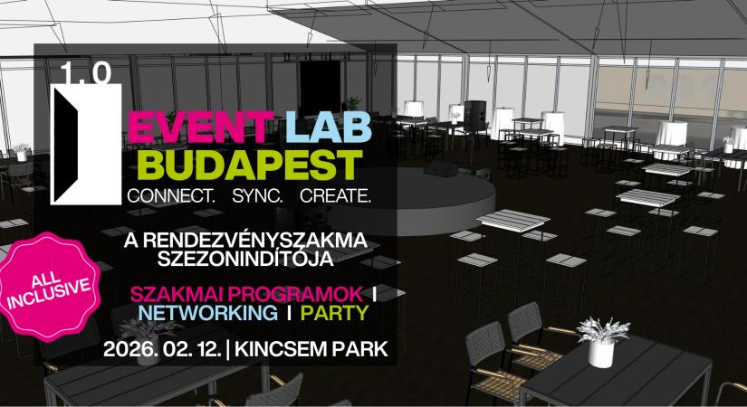 Élményalapú évindítóval indítja a szezont a rendezvényszakma – jön az EVENT LAB Budapest