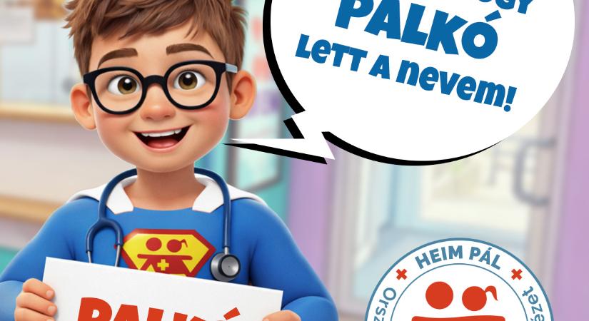 PALKÓ lett a Heim Pál gyerekkórház új digitális segítőjének neve