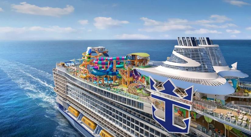 Hamarosan kihajózik a világ legnagyobb óceánjárója  videó