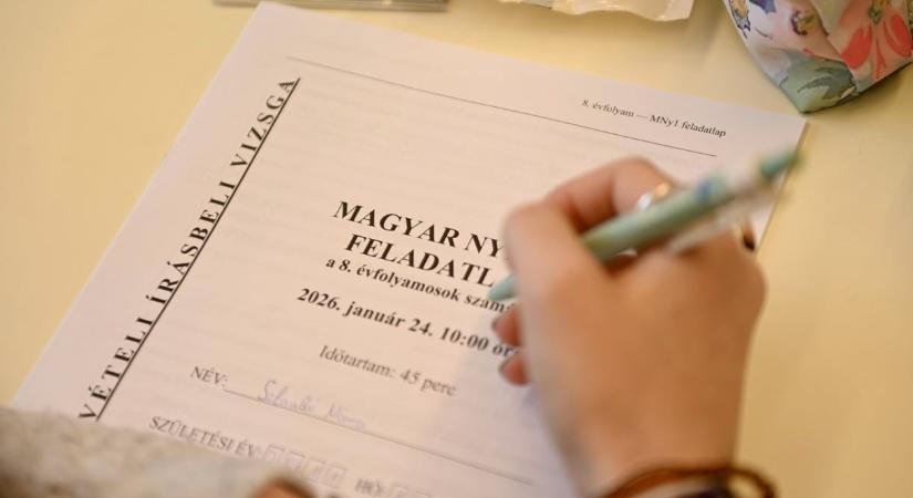 Középiskolai felvételi 2025: megvannak az első kijavított feladatlapok