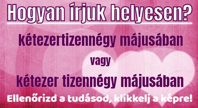 Napi helyesírás feladat: 2000 felett minden megváltozik! Te tudod a szabályt?