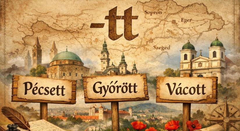 Pécsett vagy Pécsen? Nagyon nem mindegy! Utánanéztünk az IGAZSÁGNAK!