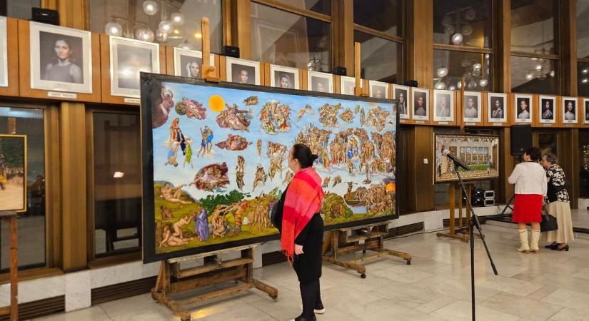 Három generáció festményei a Győri Nemzeti Színházban - fotók