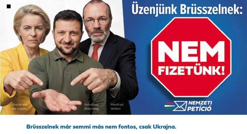 Nemzeti petíció: A kormány nemet mond Ukrajna további finanszírozására