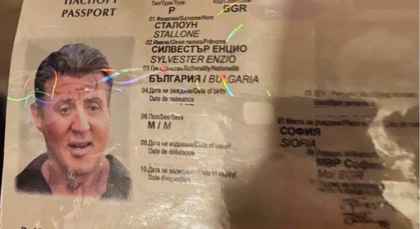 Sylvester Stallone képe volt egy bolgár bűnbanda útlevelén