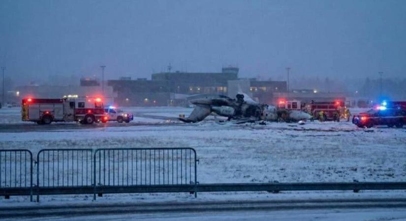 Súlyos légiszerencsétlenség történt a havazás miatt az USA-ban