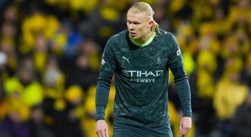 Haaland még sosem volt ennyire elveszett a kapu előtt, mióta a Cityhez igazolt