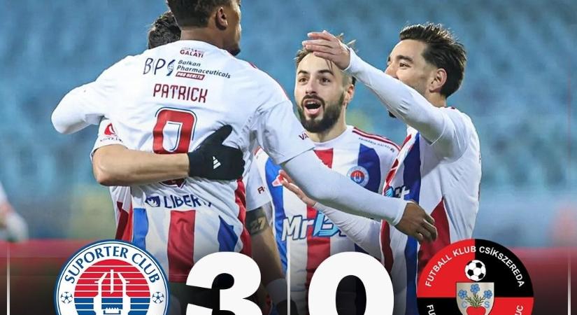 Superliga: sima vereséget szenvedett az FK Csíkszereda