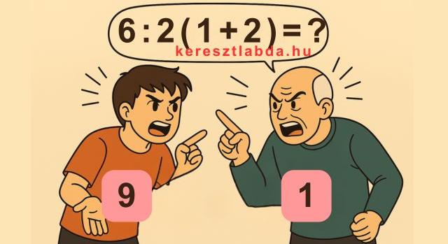 Napi matek feladat: 9 vagy 1? Ezen a példán vitázik a fél internet!