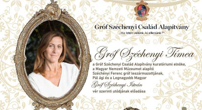 Örökség és szolgálat: mit jelent ma Széchenyinek lenni? – előadás Szolnokon