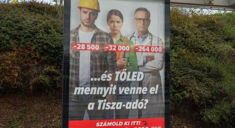 Több mint 12 milliárd forintba került a „Tisza-adó” köré épített kormányzati kampány