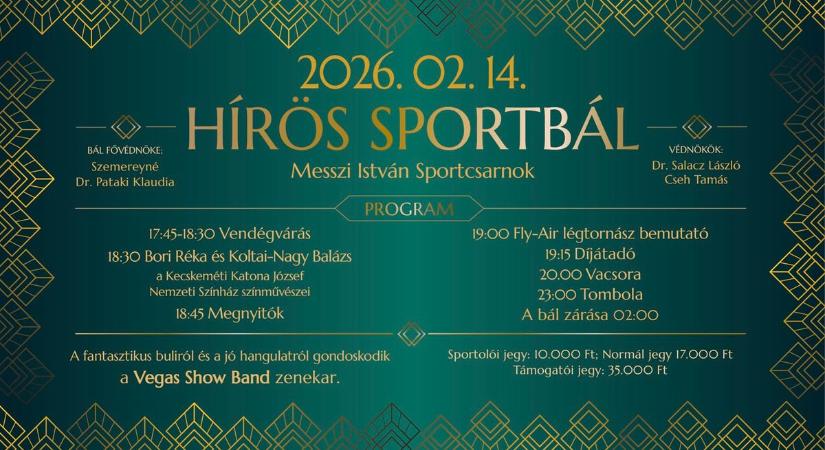 Harmadik alkalommal rendezik meg a Hírös Sportbált – Kecskemét sportkiválóságai ismét reflektorfényben