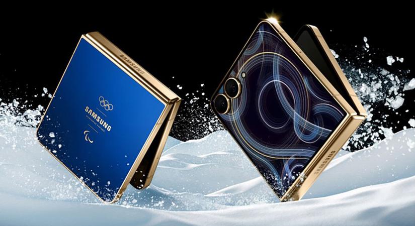 Aranyérmes szelfimóddal érkezett egy gyönyörű flipes telefon