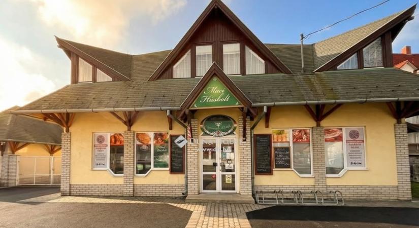 Eladó a szombathelyi Maci Húsbolt épülete