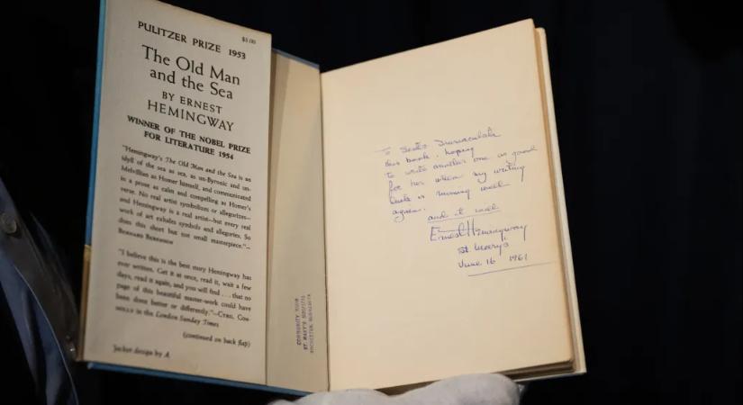 Napokkal a halála előtt írt reményteli üzenetet Hemingway az őt ápoló nővérnek