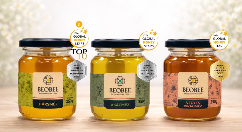Párizst is meghódították a BeoBee mézek! Három magyar fajtaméz a világ legjobbjai között