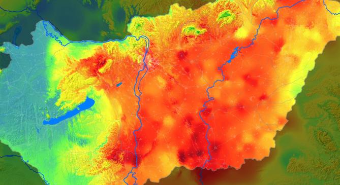 Több mint 13 fokos hőmérsékleti kontraszt alakult ki kora délutánra