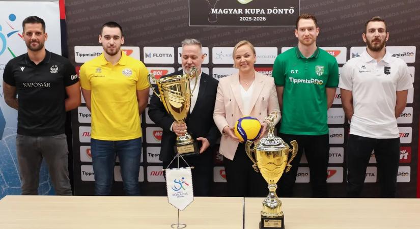 Férfi röplabda MK: kiélezett csatákra és telt házra számítanak a négyes döntő főszereplői