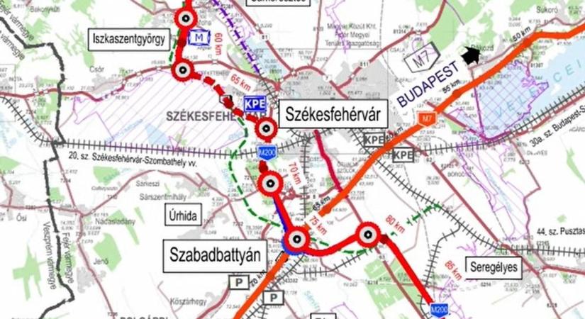 M200-as: megépülhet a negyedik fehérvári autópálya-lehajtó is