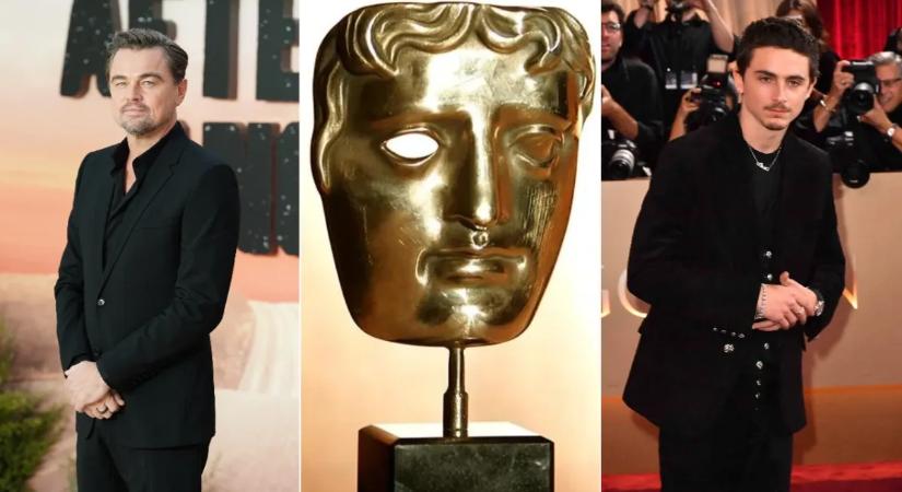 Itt vannak a 2026-os BAFTA jelöltek: Leonardo DiCaprio és Timothée Chalamet megint megküzdenek!