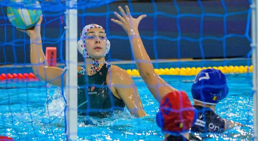 Huszonöt góllal verte meg a románokat a magyar vízilabda-válogatott az Eb-n