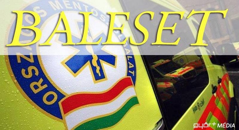 Baleset az M1-esen: feszítővágóval szabadítottak ki egy sérültet